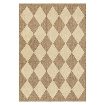 Rugs USA Sabina Diamond Trellis Indoor / Outdoor Area Rug