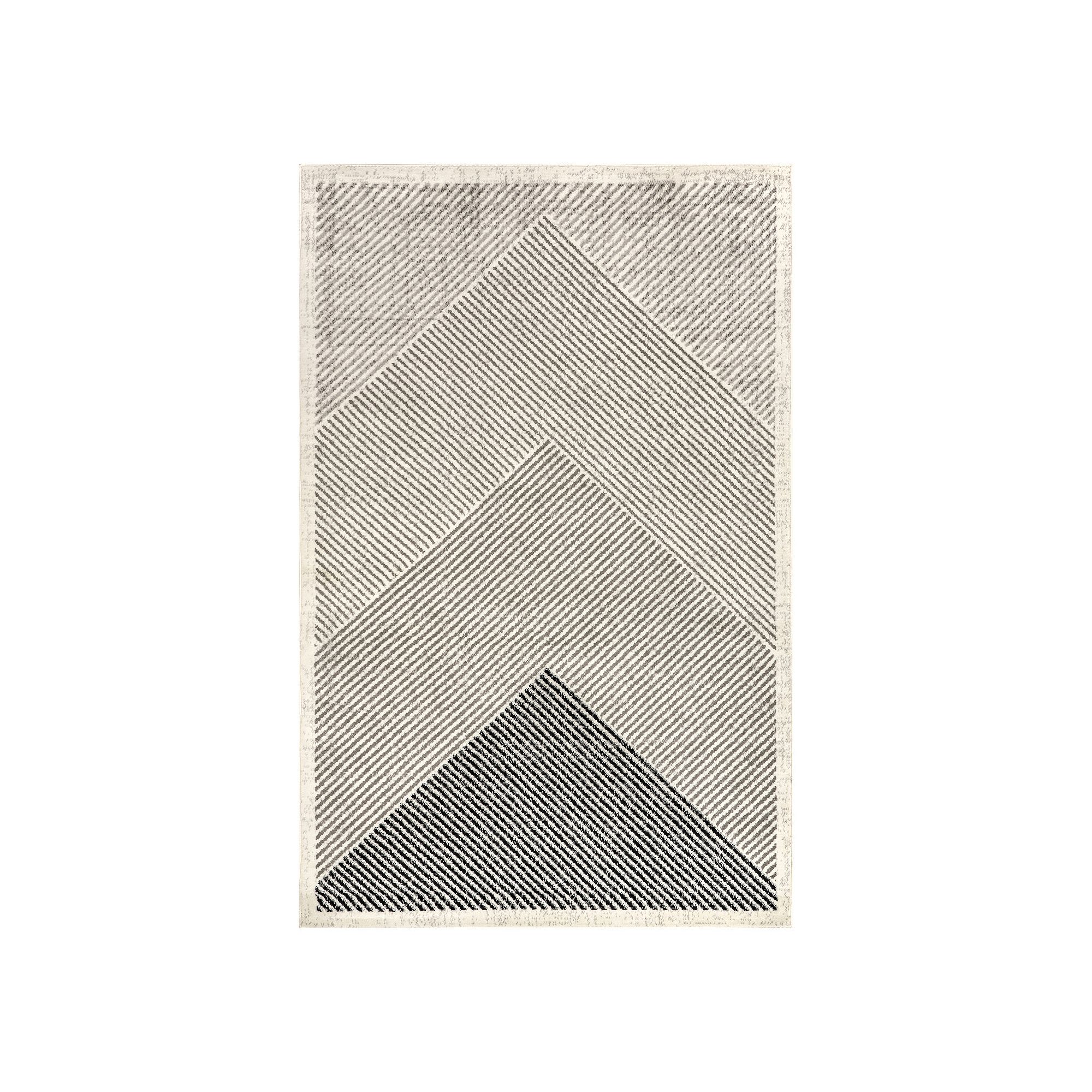 nuLOOM Charline Modern Mountain Area Rug, Gray