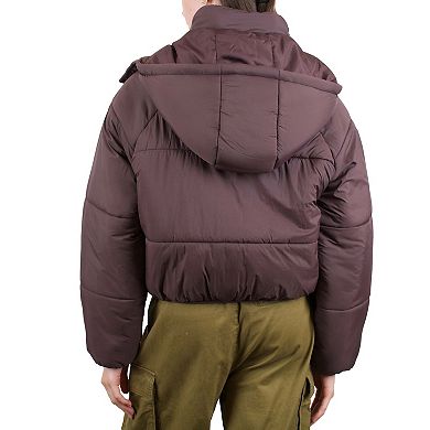 Juniors' Coffee Shop Marshmallow Puffer Jacket