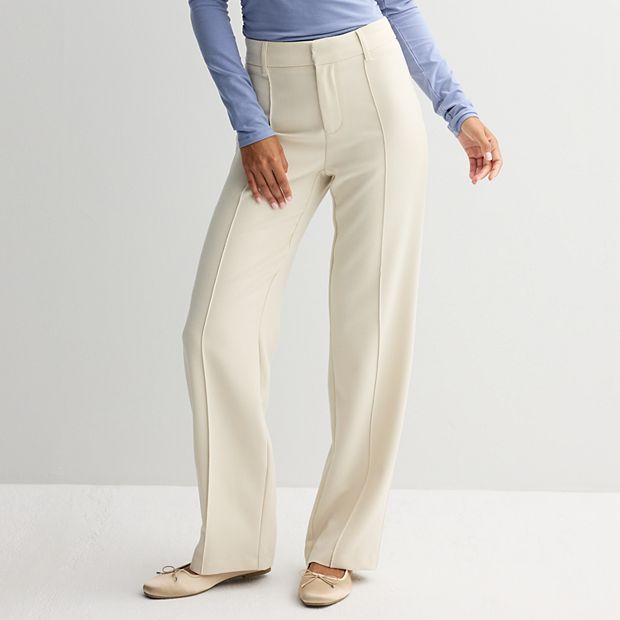 【新品】CARORIE LIGHT PONTE TAPERED PANTS[L] Lightweight Ponte Lantern Trouser Pant | EILEEN FISHER