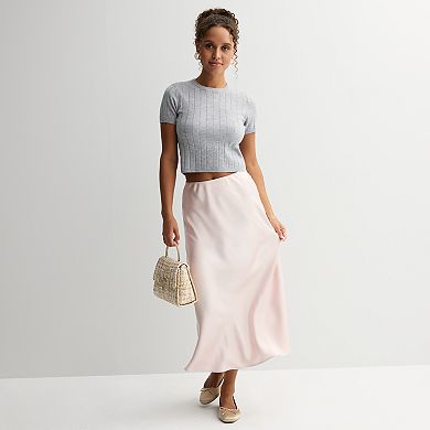 Juniors' SO® Satin Maxi Skirt