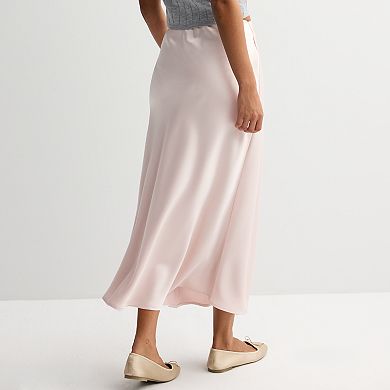 Juniors' SO® Satin Maxi Skirt