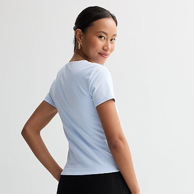 Juniors' SO® Short Sleeve Crewneck T-Shirt