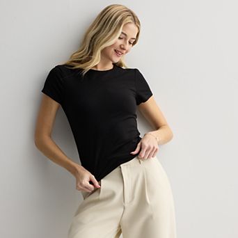 Juniors' SO® Short Sleeve Crewneck T-Shirt