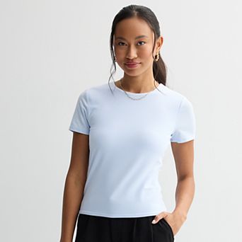 Juniors' SO® Short Sleeve Crewneck T-Shirt