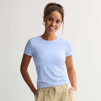 Juniors' SO® Short Sleeve Crewneck T-Shirt