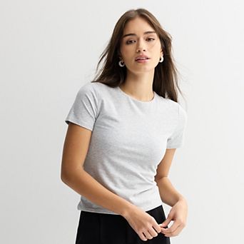 Juniors' SO® Short Sleeve Crewneck T-Shirt