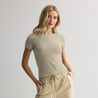 Juniors' SO® Short Sleeve Crewneck T-Shirt