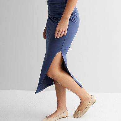 Juniors' SO® Sleeveless Ruched Midi Dress