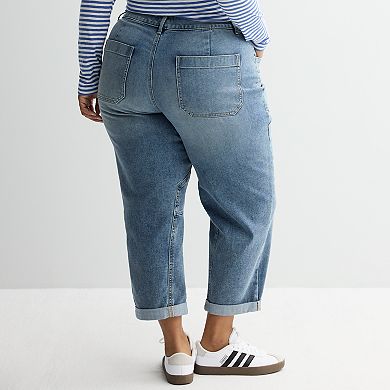 Plus Size Sonoma Goods For Life Denim Fashion Utility Pant
