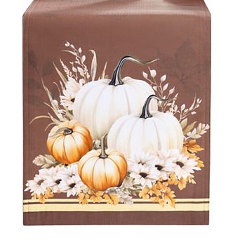 Elrene Home Fashions Wheatland Harvest Fall Table Runner, 13"x70"