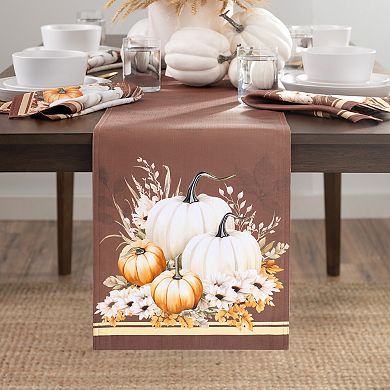 Elrene Home Fashions Wheatland Harvest Fall Table Runner, 13"x70"