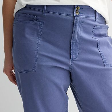 Plus Size Sonoma Goods For Life® Fashion Ankle Utility Pants