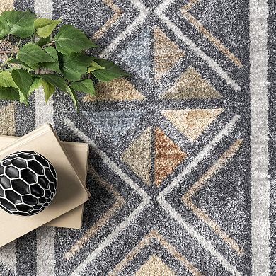 nuLOOM Dolina Tribal Stripes Area Rug