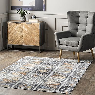 nuLOOM Dolina Tribal Stripes Area Rug