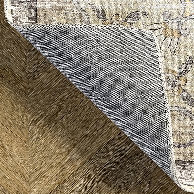 nuLOOM Glenda Faded Medallion Area Rug