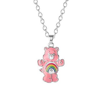 Care Bears Cheer Bear Crystal Pendant Necklace