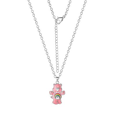 Care Bears Cheer Bear Crystal Pendant Necklace