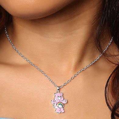 Care Bears Cheer Bear Crystal Pendant Necklace