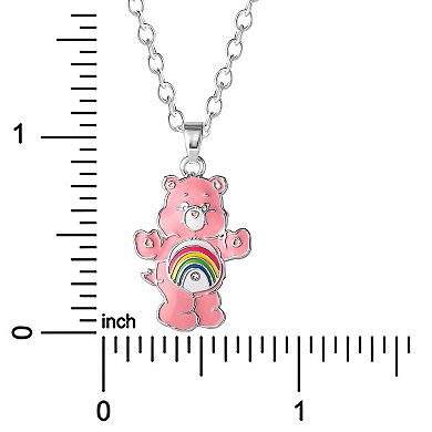 Care Bears Cheer Bear Crystal Pendant Necklace