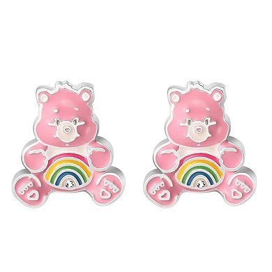 Care Bears Cheer Bear Crystal Stud Earrings
