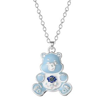 Care Bears Grumpy Crystal Pendant Necklace