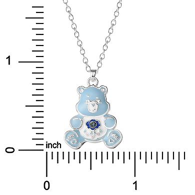 Care Bears Grumpy Crystal Pendant Necklace