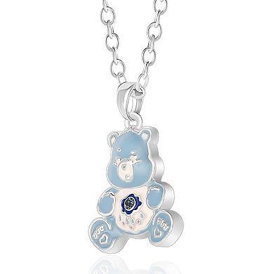Care Bears Grumpy Crystal Pendant Necklace