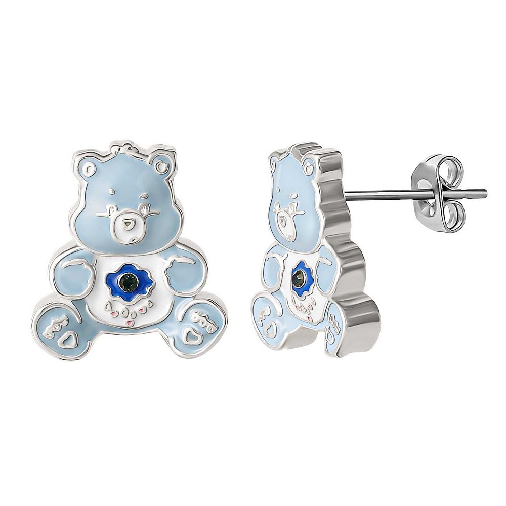 Care Bears Grumpy Crystal Stud Earrings