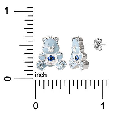 Care Bears Grumpy Crystal Stud Earrings