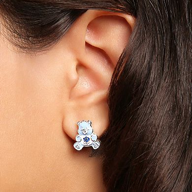 Care Bears Grumpy Crystal Stud Earrings