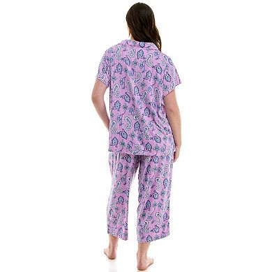 Plus Size Croft & Barrow® Wonderluxe Pajama Top & Pajama Pants Set