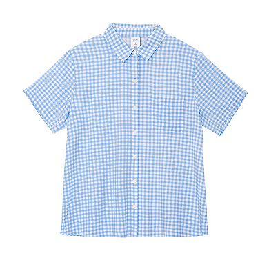 Plus Size Croft & Barrow® Woven Rayon Pajama Top