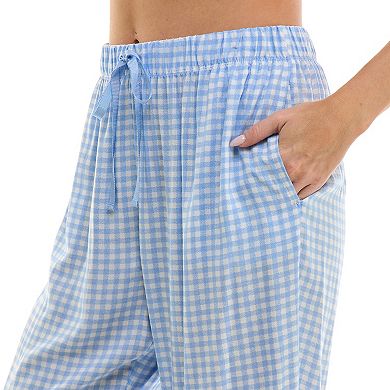 Women's Croft & Barrow® Woven Rayon Pajama Capri Pants