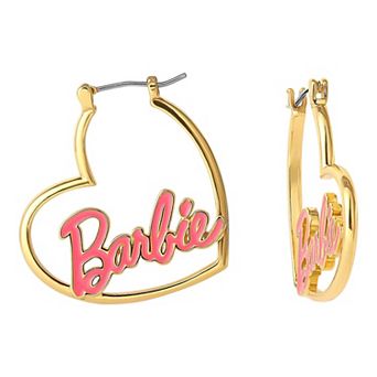 Barbie® Heart Hoop Earrings