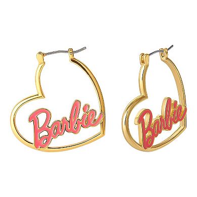 Barbie® Heart Hoop Earrings