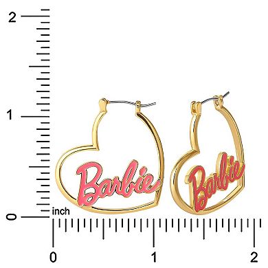 Barbie® Heart Hoop Earrings