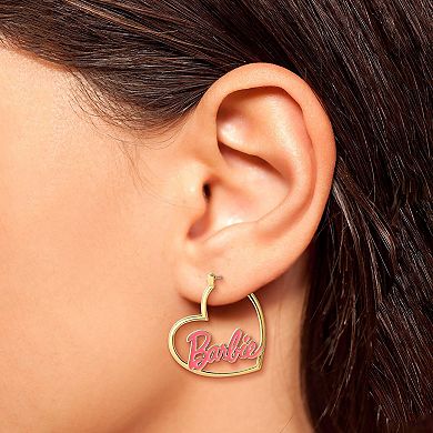 Barbie® Heart Hoop Earrings
