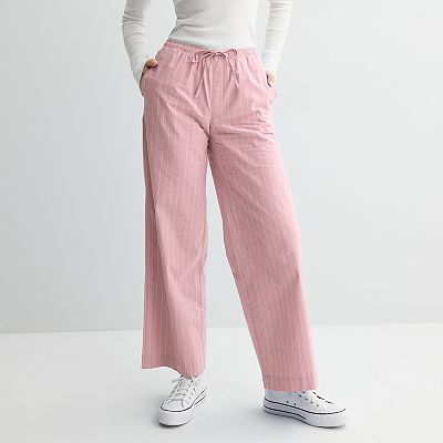 Juniors' SO® Mid-Rise Elastic Waist Pants
