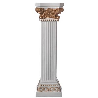Decorative Modern Fiberglas Plinth Roman Style Column Ionic Pedestal