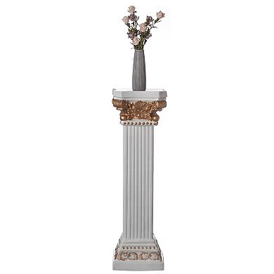 Decorative Modern Fiberglas Plinth Roman Style Column Ionic Pedestal