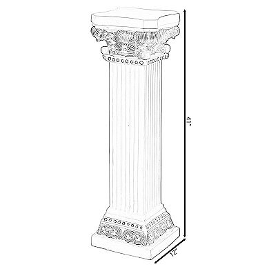 Decorative Modern Fiberglas Plinth Roman Style Column Ionic Pedestal