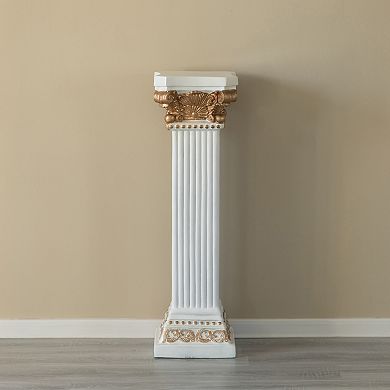 Decorative Modern Fiberglas Plinth Roman Style Column Ionic Pedestal