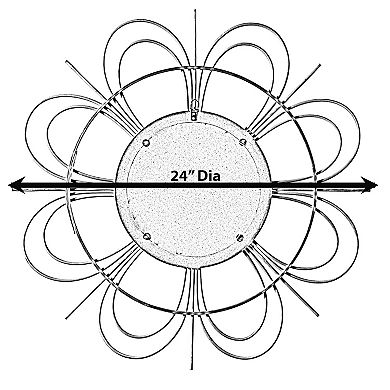 Modern Decorative Round Hanging Wall Mirror Elegant and Contemporary Design