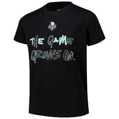 Youth round21 Black New York Liberty Go Team T-Shirt