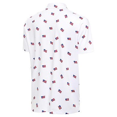 Men's Antigua White Boston Red Sox Americana Polo