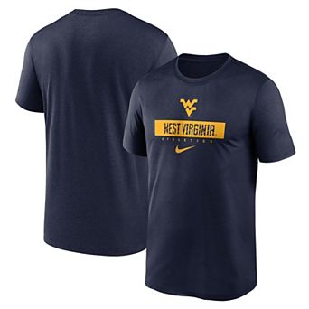 Men's Nike Navy West Virginia Mountaineers 2024 Sideline Legend Performance T-Shirt