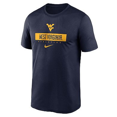 Men's Nike Navy West Virginia Mountaineers 2024 Sideline Legend Performance T-Shirt