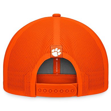 Men's Top of the World Orange Clemson Tigers Carson Trucker Adjustable Hat