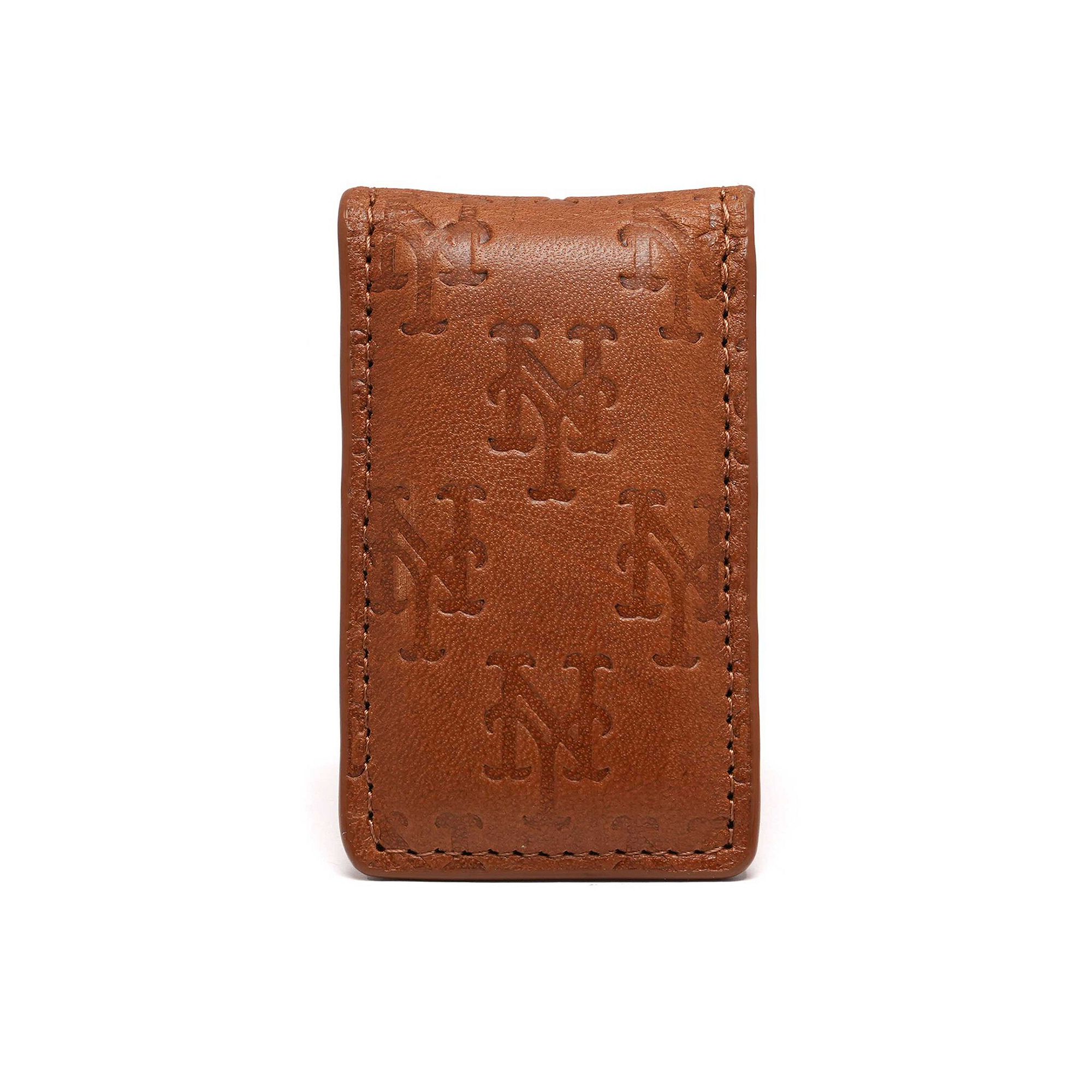 Lusso Brown New York Mets Sammy Magnetic Money Clip